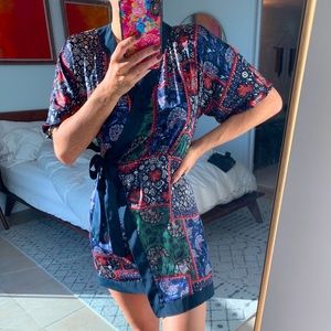 Zara Patterned Wrap Dress